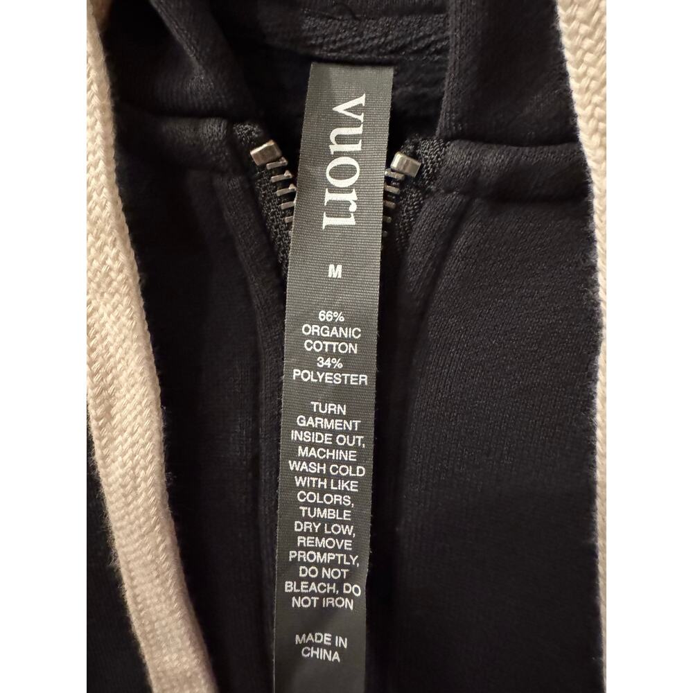 Vuori Halo Restore Black Zip-Up Hoodie - Size Medium - Picture 7 of 8